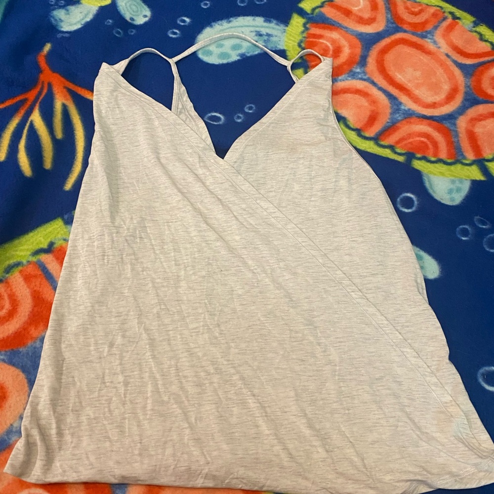 Lululemon Athletica Cream Wrap Camisole Top